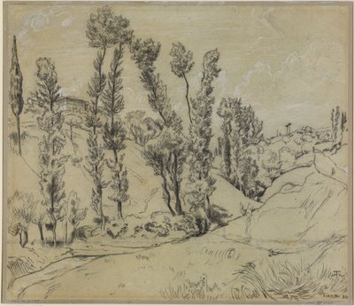 Dal vid Siena av Hans Thoma