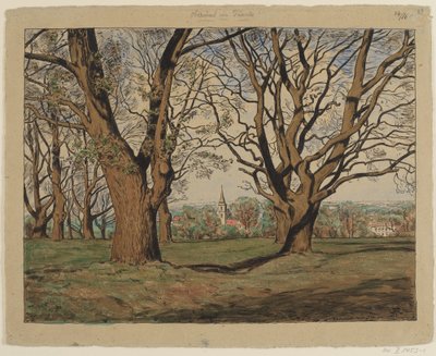 Landskapet i Taunus nära Oberursel av Hans Thoma