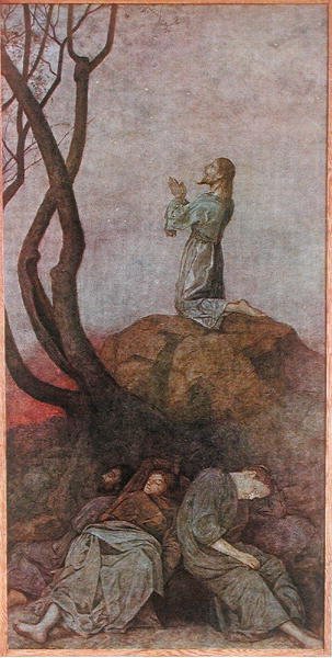 Agony in the Garden, illustration från 