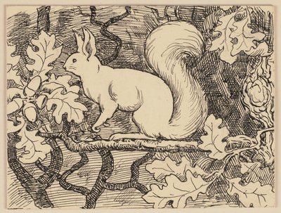 Illustration till läroboken: Eichhorn av Hans Thoma