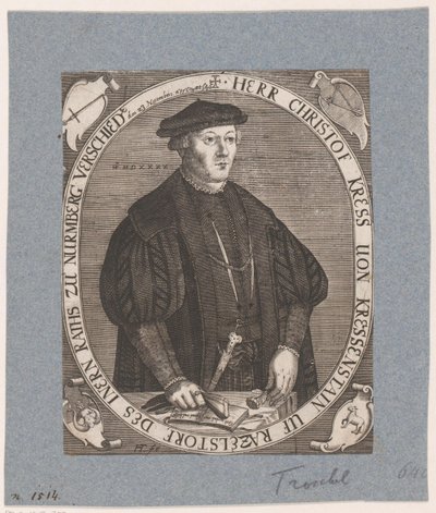 Porträtt av Christoph II Kreß von Kressenstein av Hans Troschel