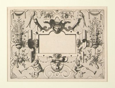 16 dekorativa kartuschdesigner av Hans Vredeman de Vries