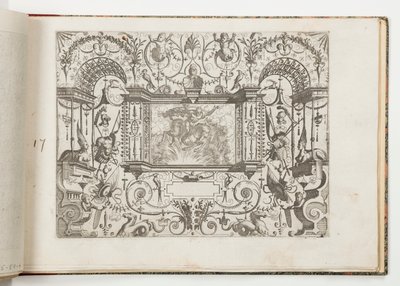 Tallrik 17, från Grotteßco på olika sätt (Various Grotesques) av Hans Vredeman de Vries