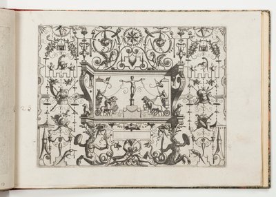 Tallrik 23, från Grotteßco: på olika sätt (Various Grotesques) av Hans Vredeman de Vries