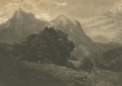 Kameraarbete: Bergslandskap av Hans Watzek