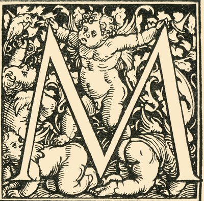 M - An Alphabet av Hans Weiditz, c1520-1521, 1908. av Hans Weiditz