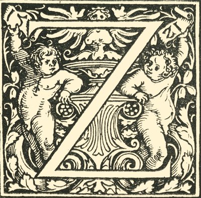 Z - Ett alfabet av Hans Weiditz, c1520-1521, 1908. av Hans Weiditz