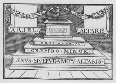 Guds ära återvänder in i templet, Hesekiel XLIII, 4 av Hans after Holbein the Younger