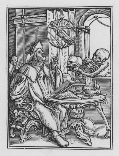 Holbeins Dödsdans: Astrologen av Hans after Holbein the Younger