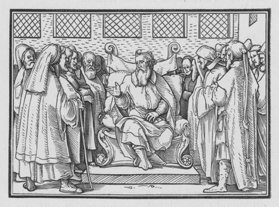 The Genealogy from Adam Recited, 1 Krönikebok IX, 1 av Hans after Holbein the Younger