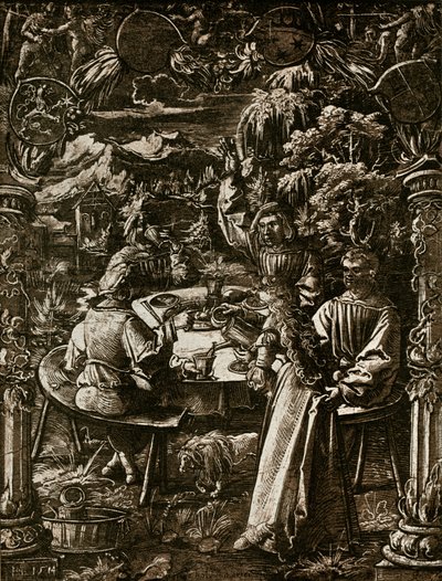 sikten i glas av Hans the Younger Leu