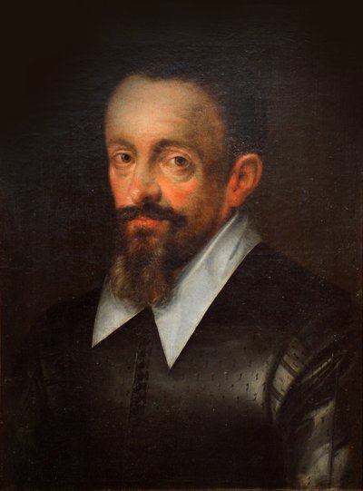 Porträtt av Johannes Kepler 1571-1630, mellan 1601 och 1615. av Hans von Aachen