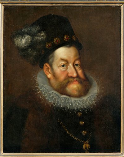Rudolf II Kejsare ... (målning på duk) av Hans von Aachen