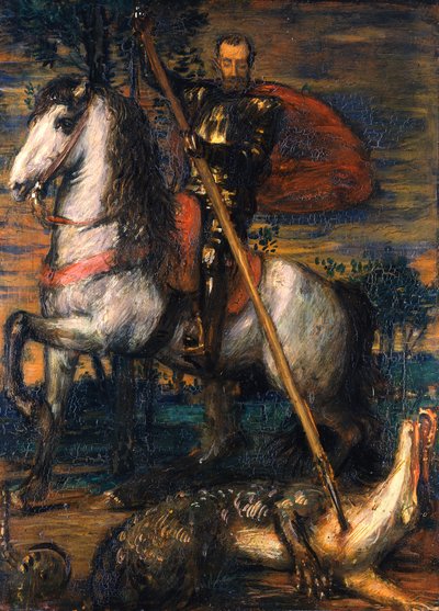 Drakdödare av Hans von Marées