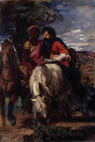 Filippos och kammarherren av Hans von Marées