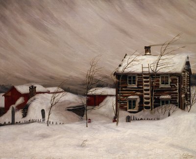 Snöstorm av Harald Oscar Sohlberg