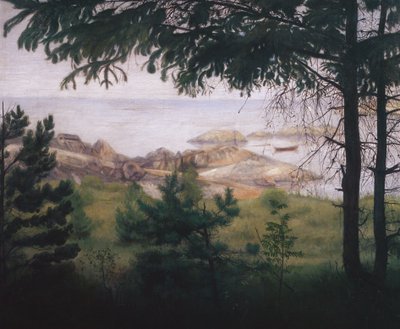 Vid havet av Harald Oscar Sohlberg