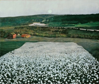 Blomsteräng i norr av Harald Oscar Sohlberg