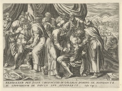 Omskärelse av israeliterna The History of Joshua (serietitel) av Harmen Jansz Muller