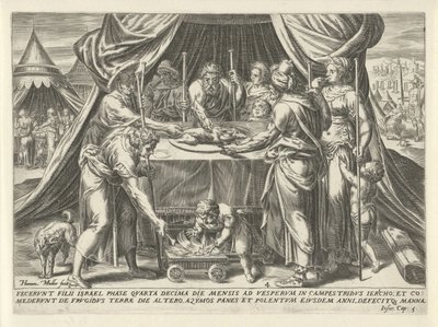 Firandet av påsken i det utlovade landet The History of Joshua (serietitel) av Harmen Jansz Muller