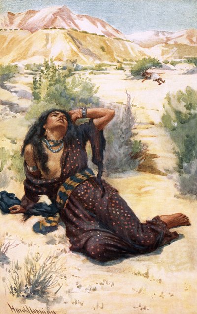 Hagar och Ismael av Harold Copping