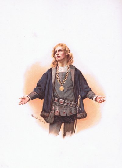 Hamlet, illustration från Hamlet av Harold Copping