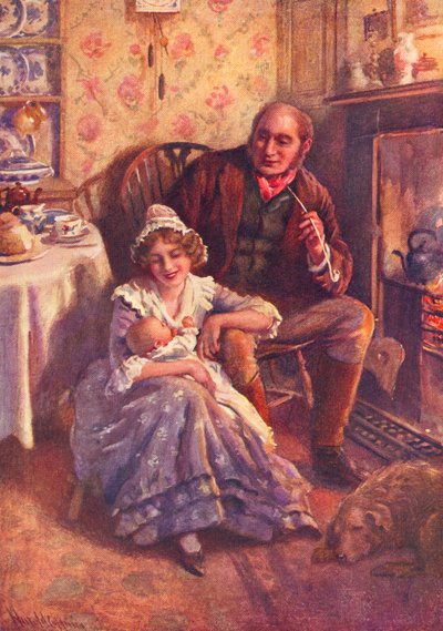 John och Dot Peerybingle av Harold Copping