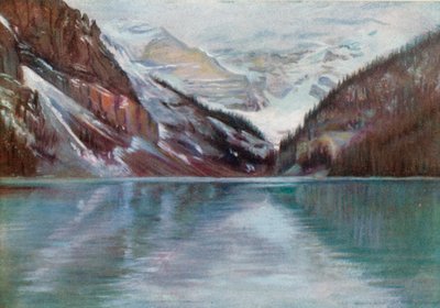 Lake Louise, sjön i molnen av Harold Copping