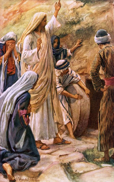 "Lazarus, kom fram" av Harold Copping