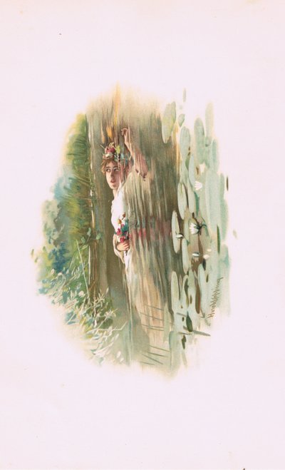 Ophelia, illustration från Hamlet av Harold Copping