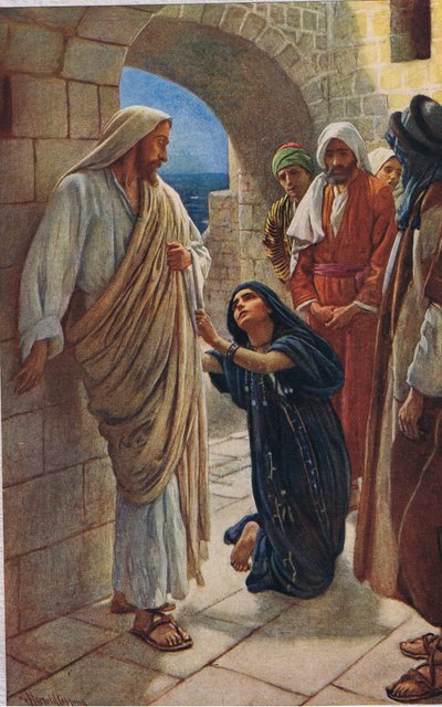 The Woman of Canaan, illustration från 