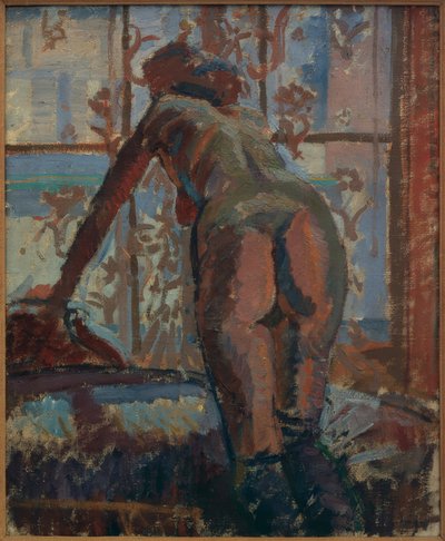 Naken vid fönstret av Harold Gilman