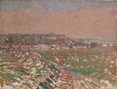 Dieppe från väst, 1910-1911 av Harold Gilman