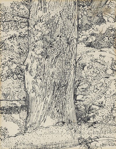 Träd, 1916 av Harold Gilman