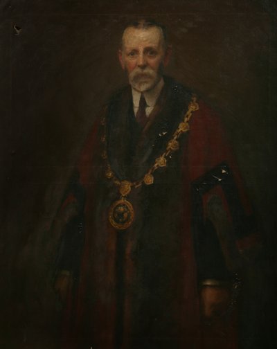 Alderman A. K. Barnett, ca 1914 (olja på duk) av Harold Harvey