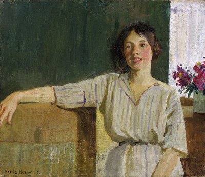 Konstnärens modell, Newlyn av Harold Harvey