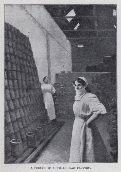 A Corner of a White Lead Factory (s/v foto) av Harold Hume Piffard
