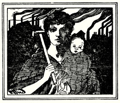 Omslagsillustration för The White Slaves of England (s/v foto) av Harold Hume Piffard