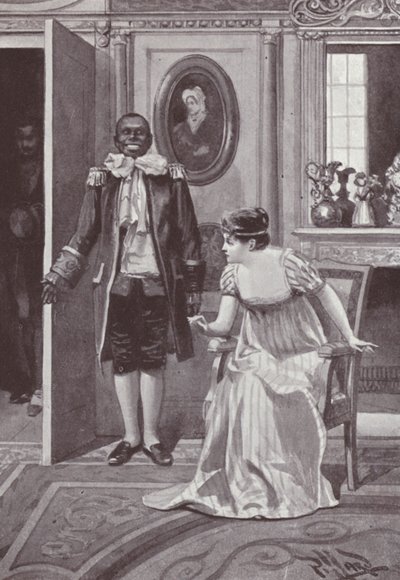 Illustration för Vanity Fair av William Makepeace Thackeray (litho) av Harold Hume Piffard