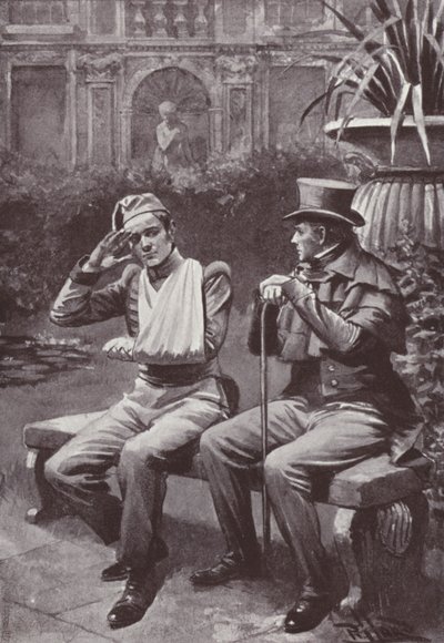 Illustration för Vanity Fair av William Makepeace Thackeray (litho) av Harold Hume Piffard