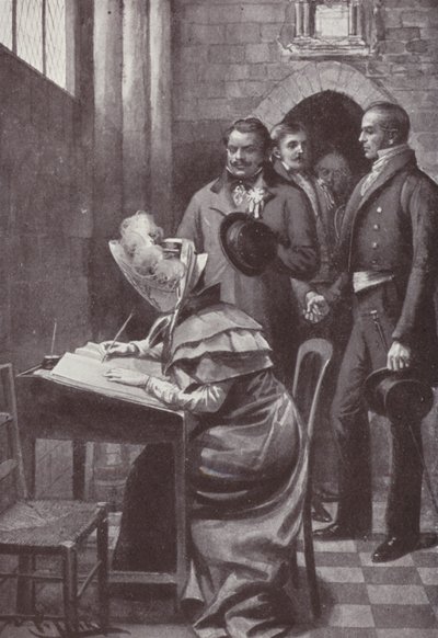 Illustration för Vanity Fair av William Makepeace Thackeray (litho) av Harold Hume Piffard