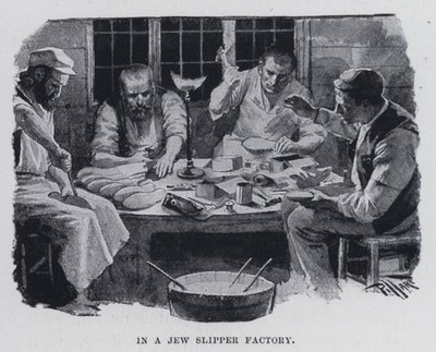 I en judisk toffelfabrik (s/v foto) av Harold Hume Piffard