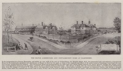 The Maple Almshouses and Convalescent Home at Harpenden av Harold Oakley