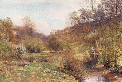 The Budding Year, Ockley (färglitografi) av Harold Sutton Palmer