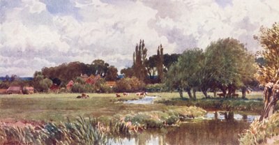 The Meads, Farnham (färglitografi) av Harold Sutton Palmer