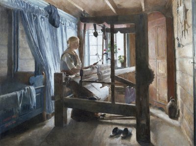Ett vävhus av Harriet Backer