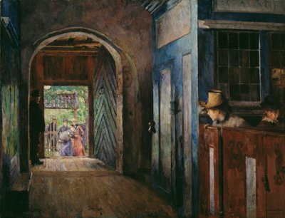 Dop i Tanums kyrka, 1892 av Harriet Backer