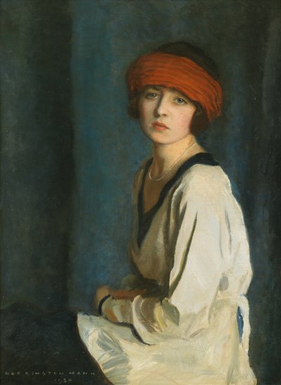 Den röda hatten, 1920 av Harrington Mann