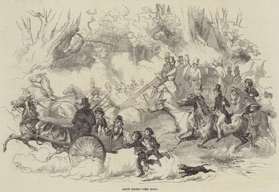 Ascot Races, the Road av Harrison William Weir