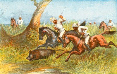 Vildsvin - "Äntligen besegrad av Harrison William Weir